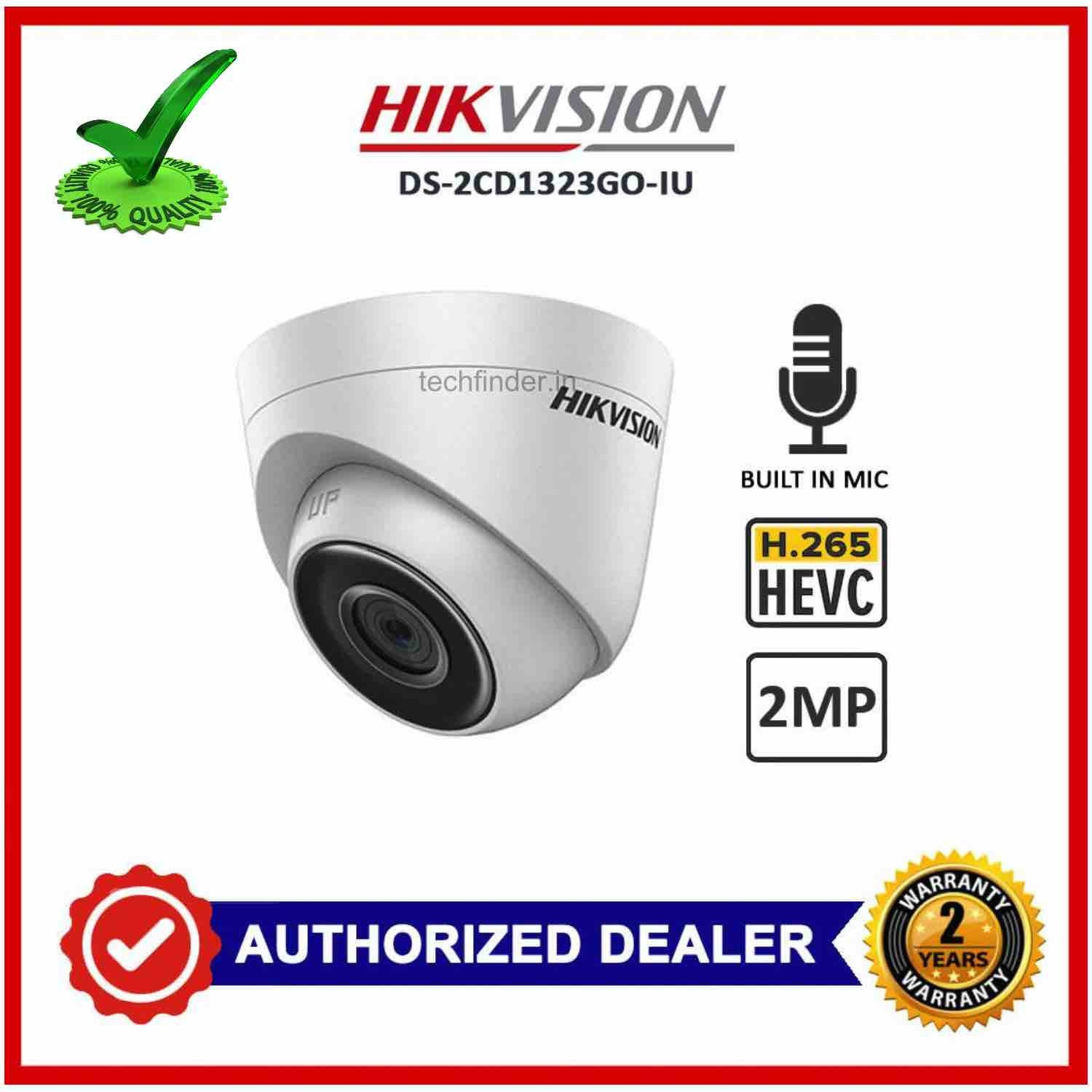 Hikvision DS-2CD1323G0-IU 2mp Ip Ir Dome Camera Hikvision DS-2CD1323G0-IU 2mp Ip Ir Dome Camera